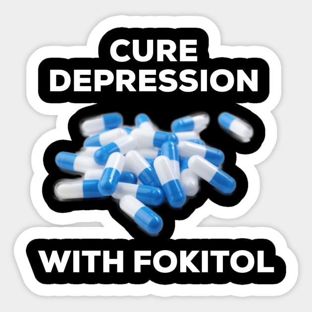 Funny Depression Sticker by Graffix